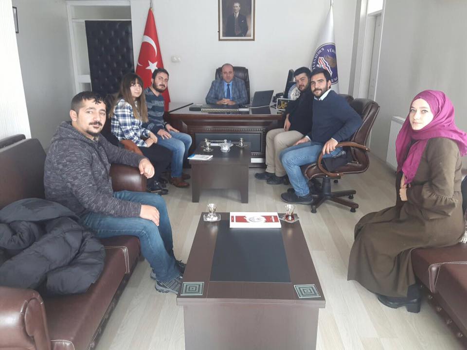 KYK İl Müdürü Sn Mehmet Şerif ÖZALP’ı ziyaret ettik.
